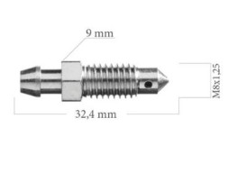 0015 (М8х1,25 L=32,4MM, S=9)