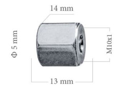 Z-106 (M10х1, L=17,5MM, S=14, D=5MM)