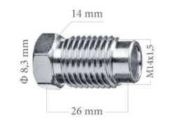 Z-164 (M14х1,5, L=27MM, S=14, D=8,4 MM (длинный))